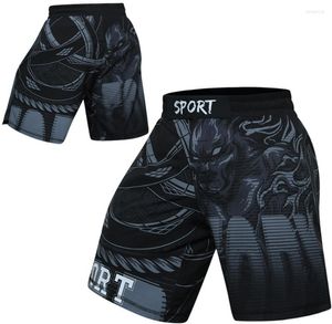 Personnalisation du short masculin MMA perd des troncs légers pour la formation de boxing combattant muay thai bjj grappling combat