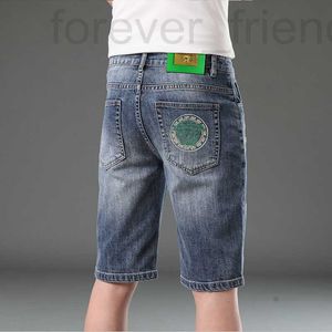 Designer de shorts masculins 2024 Pantalon d'été brodé Cowboy Split Middle Trendy Xintang Jeans DDFO