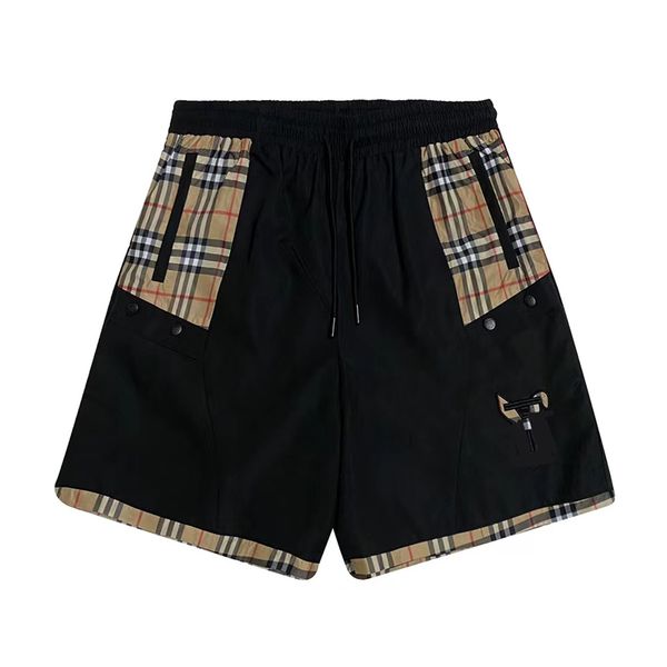 Shorts pour hommes Pantalons de plage de créateurs Tendance européenne et de la marque classique simple à carreaux grand style unisexe Designers Summer Fashion Streetwears