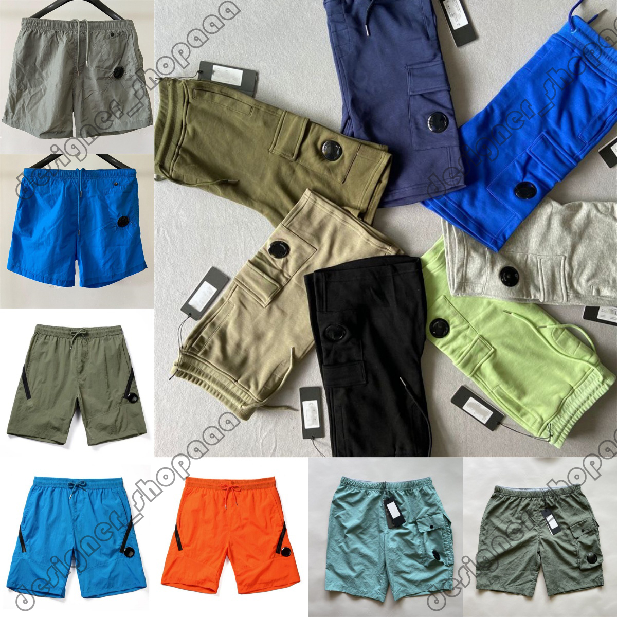 Shorts pour hommes shorts de créateurs nouveaux en nylon droit en nylon lâche à séchage rapide