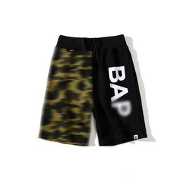 Shorts pour hommes Designer Simple et lâche bord de fourrure imprimé décontracté pantalons de sport d'été fitness shorts de sport M-3XL
