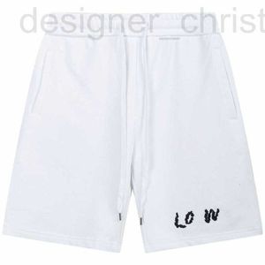 Heren shorts ontwerper zomer Casual Loose Boys Shorts veelzijdige geborduurde comfortabele en ademende elastische split -broek 2ov9