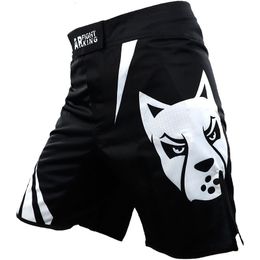 Heren Shorts hondenkop MMA Fight Training Sport Running Pants Uitgebreide Fighting Thai Boxing Fitness Martial Arts Style Sanda 230703