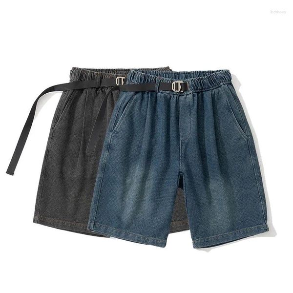 Shorts pour hommes à casse-caisse denim pour hommes lâches Cityboy Cityboy Streetwear vintage Cargo jeans homme court pantalon court