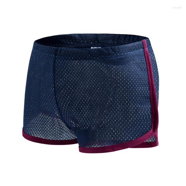 Pantalones cortos para hombre, Jogging seco, ejercicio físico, gimnasio, correr, bóxer transpirable, malla, pantalones de chándal de verano para hombre, entrenamiento deportivo masculino