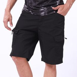 Heren Shorts Est Militaire Cargo Mannen Zomer Casual Cool Camouflage Losse Multi-Pocket Homme Bermuda Broek