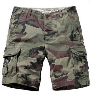 Heren Shorts Mode camouflage shorts heren casual katoenen shorts militaire stijl militaire shorts zomer herenkleding J240228