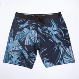 Herenshorts Modieus bedrukt Laser Professioneel Surfen Zwemkleding 4-way stretch Sneldrogend Strandbord Ritsvak L19