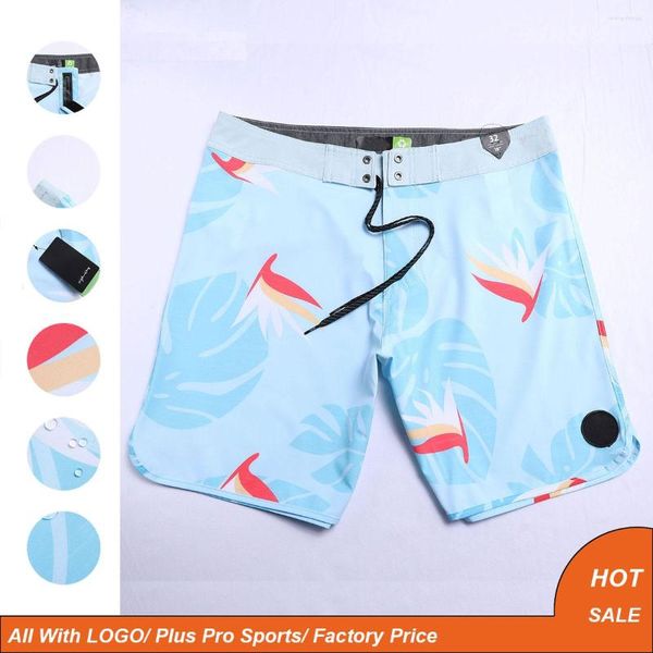 Shorts pour hommes Mode Tendance Marque Plage Bermuda Imperméable À Séchage Rapide Maillots De Bain Décontracté Plongée Surf