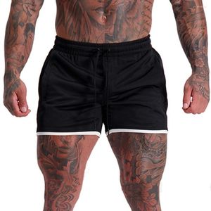 Shorts pour hommes Fitness Sport séchage rapide hommes été décontracté pantalons de plage Gym musculation Bermudes mâle course entraînement vêtements de Sport bas