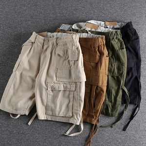Shorts pour hommes Float Design Heavy Woven Washed American Fashion Casual Youth Frock Pants In SummerMen's