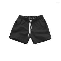 Heren shorts for Men Summer Heren Swimwear Strandkleding Casual Trunks Lage taille Surfen Running Runde Solid Beach Wear