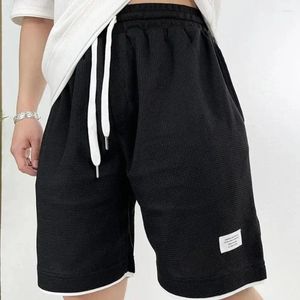 Heren shorts for Men Wafle Bermuda Man Korte broek White Long Drawing Home Deals Stijlvolle kleding in Bulk Pant 2024 XL XXL