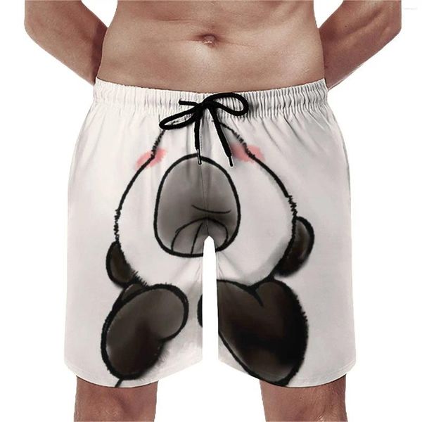 Shorts pour hommes Funny Panda Graphics 3D Print Summer Séchage rapide Natation surdimensionné Pantalon de plage décontracté Tendance Vêtements pour hommes