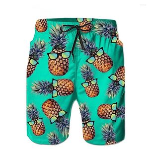 Short masculin drôle d'ananas hommes