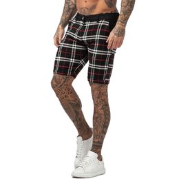 Heren shorts Gingtto Mens Chino Summer Fitness Slim Fit Casual Short Pants Fashion Style rekbare ademhabele stof ZM816 230325