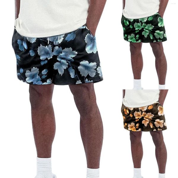 Pantalones cortos para hombre Glitter Foam Star Verano Bolsillo Suelto Moda Casual Estampado de flores Béisbol Paquete de baloncesto para hombres