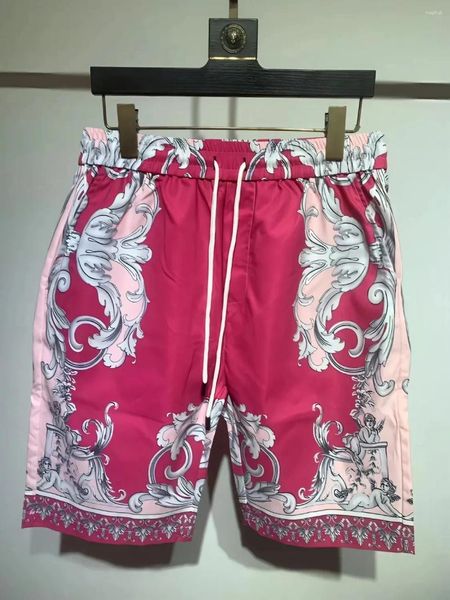 Shorts pour hommes Gotoola 2024 Été Hommes Marques de mode Jeunesse Lâche Baroque Pantalon de plage Floral Cropped Casual