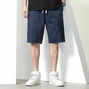 Heren shorts gxxh zomer mannen mode casual knie lengte broek streetwear hiphop los rechte heren kort groot formaat 6xl