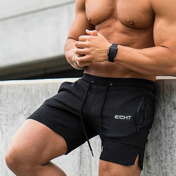 Shorts pour hommes Gym pour hommes Boîtes d'été Coton Shorts plage Short Fitness Fitness Casual Slim Short Pantalon Papte de survêtement masculin Sweat Shorts Joggers 240419 240419