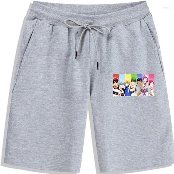 Pantalones cortos para hombres Harajuku Anime Hombres Gráfico Kuroko No Basket Camisas estéticas de gran tamaño Mujeres