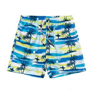 Shorts pour hommes hawaïens hommes plage Thunks 2023 mode impression séchage rapide conseil mâle avec maille doublé natation vacances d'été