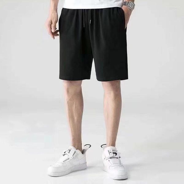 Shorts pour hommes HCXY marque hommes été pour hommes lâche panneau lumineux coton éclaté cinq points pantalon jeunesse couleur unie