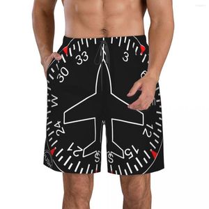 Heren shorts hoofdaanwijzer indicator heren strand fitness quick drogen zwempak grappig straat plezier 3D