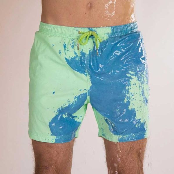 Short masculin High Elastic Fluorescent Mens Piscine Place Fashion Design Fashion Design Boys Pants Suit Q240427