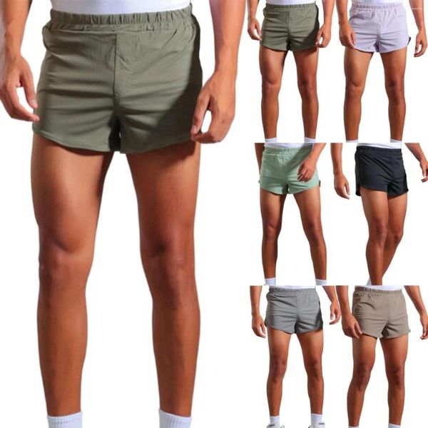 Shorts pour hommes Pantalons de sport à haute élasticité Séchage rapide Poche d'entraînement Territoire devant Gilet pour hommes Body Aware 100 coton