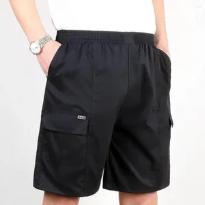 Heren shorts hoge kwaliteit merk jas zwarte vracht casual knie katoenlengte korte mannelijke mannen marineblauw geen elasticiteit