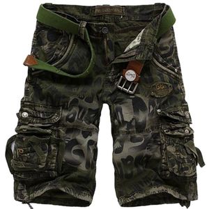 Shorts pour hommes de haute qualité Camouflage Loose Cargo Summer Brand Fashion Tactical Camo Multiple Pockets Pants pour 230407