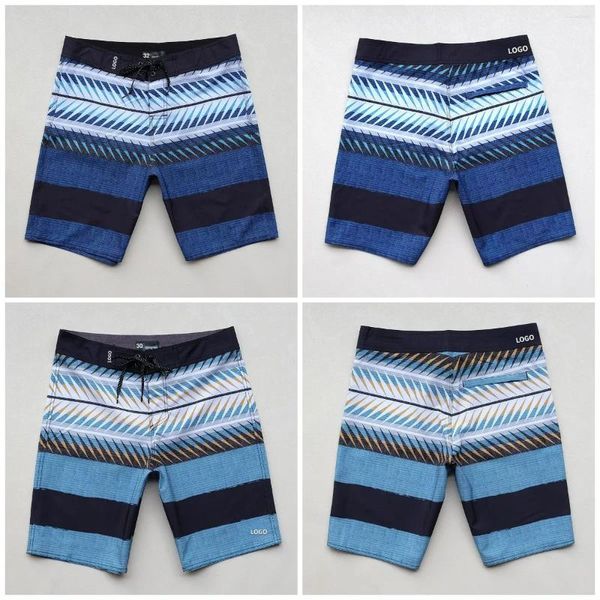 Shorts para hombres Alta calidad Bermudas personalizadas Bermudas de 4 vías Sublimación Men impresas Beach Batón de natación en venta