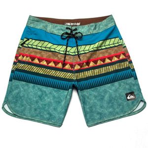 Herenshorts Hoge kwaliteit heren strandbroek genaaid met bedrukte shorts zomer casual losse zwembroek heren hotpants J240328