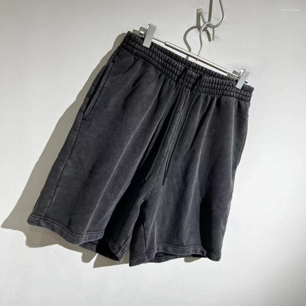 Shorts pour hommes High Street Washed Graduel Change Pantalons décontractés Pantalons de survêtement en coton Respirant Y2k Streetwear Joggers Vêtements