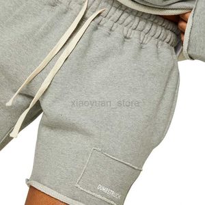 Heren shorts Hip Hop Summer Running Shorts Cotton Frill Men Sport Jogging Fitness Shorts Training Mens Gym Men Shorts Sport Beach Shorts 240419 240419