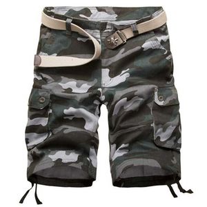 Herenshorts Hot selling hoogwaardige herengoederen shorts casual katoen militaire korte camouflage Bermuda homme zomer maat 29-42 (zonder riem) P230602