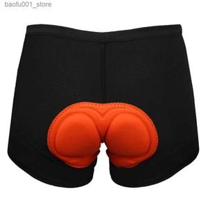 Heren Shorts Hot selling unisex fietsbroek comfortabel ondergoed spons gel 3D pad fietsbroek fietsaccessoires maat S-XXXL Q240329