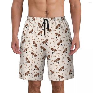 Shorts pour hommes Jack Russell Terrier os de chien maillot de bain maillots de bain séchage rapide planche de plage animaux maillots de bain