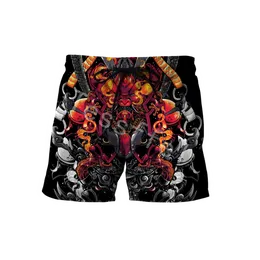 Heren shorts Japan Samurai Tattoo Heren zomer Casual Harajuku 3d overal geprinte losse strand comfortabele stijl-c23men's mannen