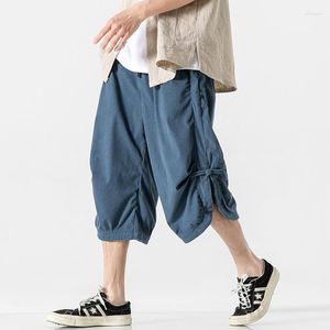 Shorts pour hommes Sarouel japonais Pantalon décontracté Jogger Été Sports de plein air Plage Dames