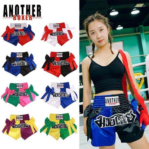 Pantalones cortos para hombres Kick Boxing Niños Mujeres Hombres Entrenamiento Sanda Fighting Pants Muay Thai Combat Uniform Boxer Grappling