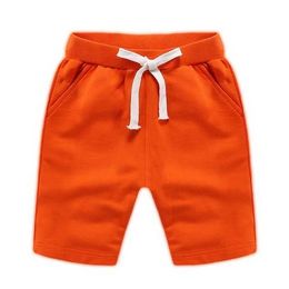 Heren shorts Kids Boy Desse Boys 'Short Pants Summer Cotton Pure Color Sports Casual Shorts For Active Kids Boys Shorts Pants for Baby Boy G230316