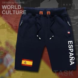 Shorts pour hommes Royaume d'Espagne Espana shorts pour hommes shorts de plage pour hommes drapeau entraînement poche zippée sueur ESP Espagnol Espagnol 230613