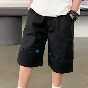 Pantalones cortos para hombres Cinturón de cuero Harajuku Cargo Pantalones Ropa para niños Ins Moda de verano Tendencia casual