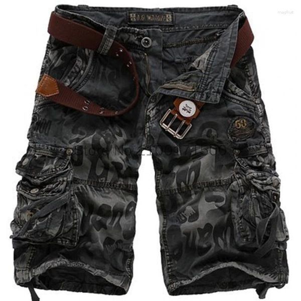 Short ample pour homme, pantalon Cargo à poches multiples, Camouflage, haute qualité, mode Aliexpres Smonopoly