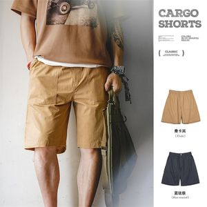 Shorts pour hommes Maden tenue de travail japonais Vintage pur coton Style jambe large Tube droit pantalons décontractés hommes été 230627