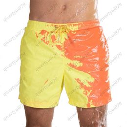 Heren shorts Magical Change Color Beach Shorts Zomer mannen Zwembroek badkleding zwempak Snel droog baden Shorts Beach Pant Drop verzending 0322H23