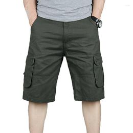 Pantalones cortos para hombre, pantalones cortos militares de verano para hombre, pantalones de chándal informales de verano con bolsillo para hombre