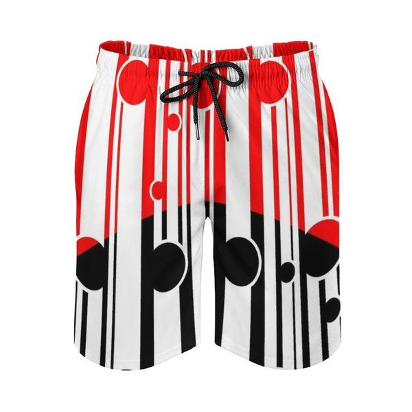 Shorts masculins maori kowhaiwhai motif surfing plage de la plage pour hommes patchwork pantalon de nage de surf de nage courts